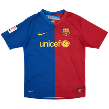Camiseta de local del Barcelona 2008-09 - 6/10 - (12-13 Años)