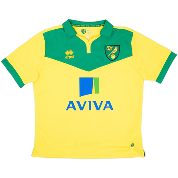 2014-15 Norwich Home Shirt - 8/10 - (XXL)