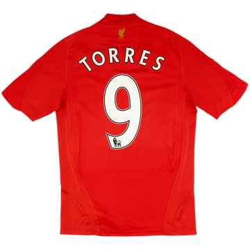 2008-10 Liverpool Home Shirt Torres #9 - 8/10 - (S)