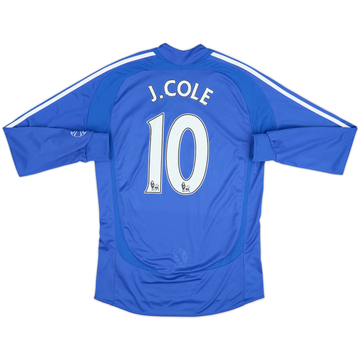 2006-08 Chelsea Home L/S Shirt J.Cole #10 - 6/10 - (S)