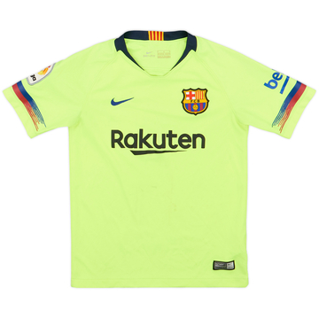 2018-19 Barcelona Away Shirt - 7/10 - (M.Boys)