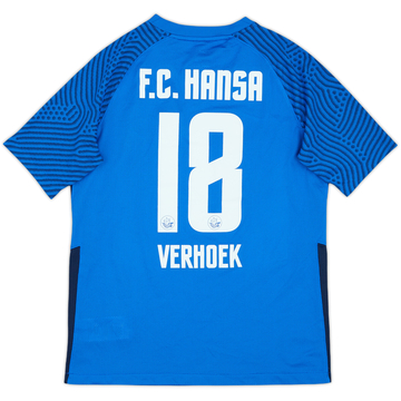2020-21 Hansa Rostock Special Shirt Verhoek #18 - 8/10 - (XL.Boys)