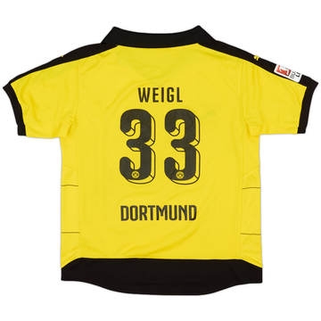 2015-16 Borussia Dortmund Home Shirt Weigl #33 - 6/10 - (L.Boys)