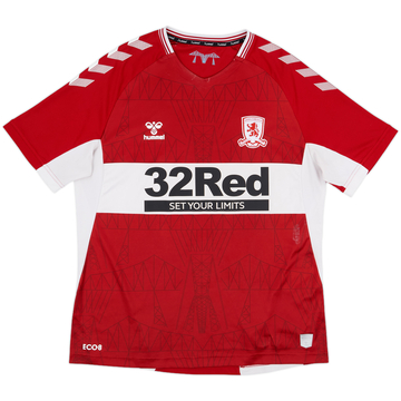 2021-22 Middlesbrough Home Shirt - 7/10 - (XL)