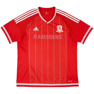 2015-16 Middlesbrough Home Shirt - 4/10 - (XL)
