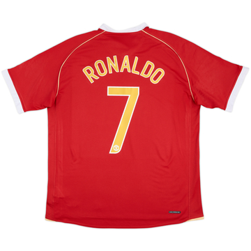 2006-07 Manchester United Home Shirt Ronaldo #7 - 7/10 - (XL)