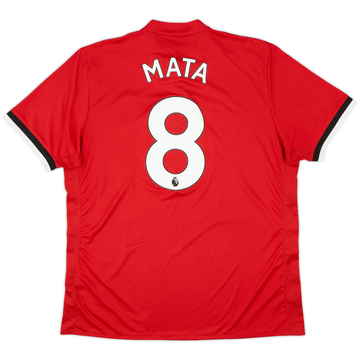 2017-18 Manchester United Home Shirt Mata #8 - 6/10 - (XL)