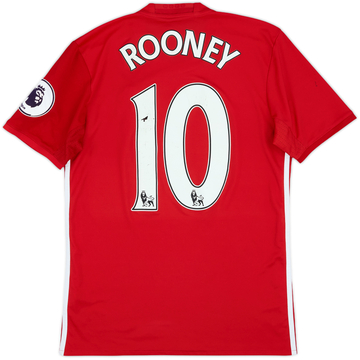 2016-17 Manchester United Home Shirt Rooney #10 - 5/10 - (S)