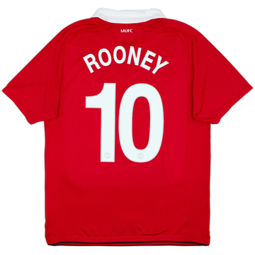 2010-11 Manchester United Home Shirt Rooney #10 - 5/10 - (L)