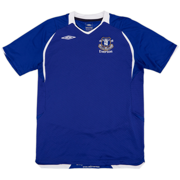 2008-09 Everton Home Shirt - 9/10 - (XL.Boys)