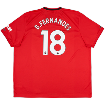 2019-20 Manchester United Home Shirt B.Fernandes #18 - 10/10 - (3XL)