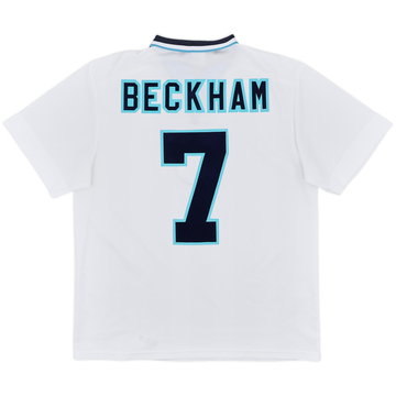 1995-97 England Home Shirt Beckham #7 - 10/10 - (L)