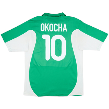 Camiseta de local de Nigeria 2000-01 Okocha #10 - 6/10 - (L)