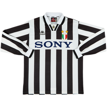 1995-97 Juventus Home L/S Shirt - 6/10 - (M)