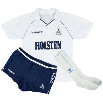 1987-89 Tottenham Home Full Kit - 8/10 - (M)