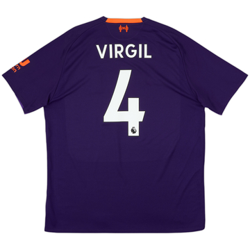2018-19 Liverpool Away Shirt Virgil #4 - 10/10 - (L)