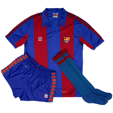 1984-89 Barcelona Home Full Kit - 9/10 - (L)