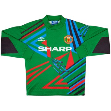 1992-93 Manchester United GK Shirt #1 - 9/10 - (S)