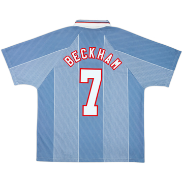 1996-97 England Away Shirt Beckham #7 - 10/10 - (XL)