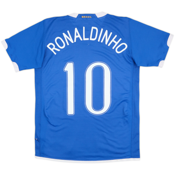 2006-07 Brazil Away Shirt Ronaldinho #10 - 4/10 - (S)