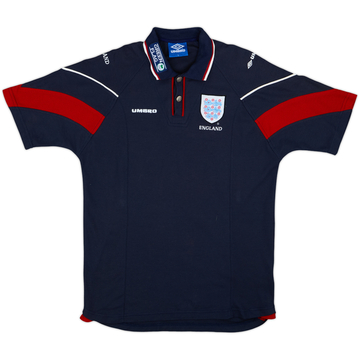 1998-00 England Umbro Polo Shirt - 8/10 - (L)