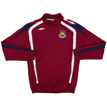 2007-08 West Ham Umbro 1/4 Zip Drill Top - 8/10 - (XL.Boys)
