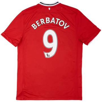 2011-12 Manchester United Home Shirt Berbatov #9 - 6/10 - (L)