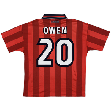 1997-99 England Away Shirt Owen #20 - 8/10 - (M)