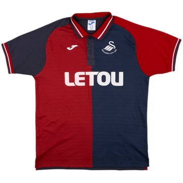 2017-18 Swansea Joma Training Shirt - 8/10 - (M)