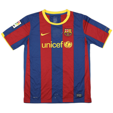 2010-11 Barcelona Home Shirt - 4/10 - (XL.Boys)