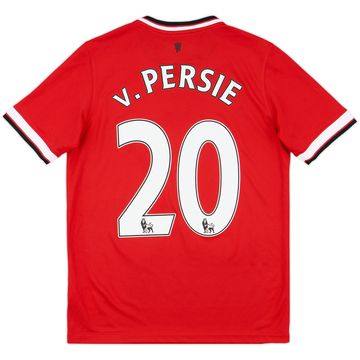 2014-15 Manchester United Home Shirt V.Persie #20 - 8/10 - (L.Boys)