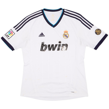 2012-13 Real Madrid Home Shirt - 4/10 - (L)