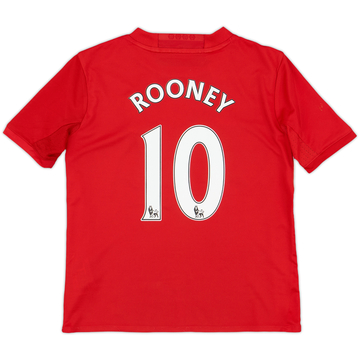 2016-17 Manchester United Home Shirt Rooney #10 - 8/10 - (S.Boys)