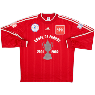 2001-02 Coupe de France L/S Shirt #13 - 7/10 - (XL)