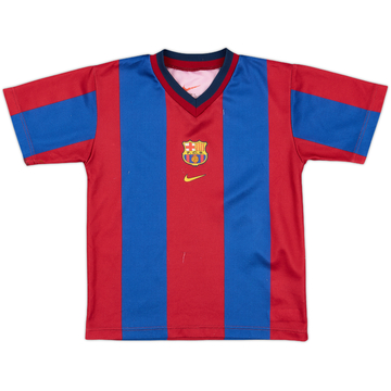 1998-00 Barcelona Home Shirt - 7/10 - (5-6 Years)