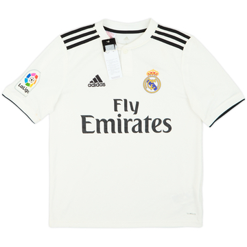 2018-19 Real Madrid Home Shirt (L.Boys)
