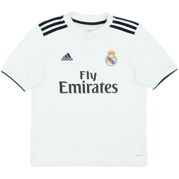 2018-19 Real Madrid Home Shirt - 8/10 - (M.Boys)