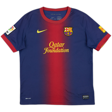 2012-13 Barcelona Home Shirt - 8/10 - (L.Boys)
