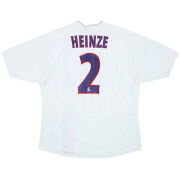 2002-03 Paris Saint-Germain Away Shirt Heinze #2 - 5/10 - (XL)
