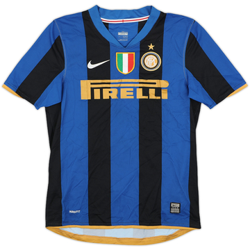 2008-09 Inter Milan Home Shirt - 8/10 - (L.Boys)