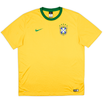 2014-15 Brazil Basic Home Shirt - 8/10 - (XL)