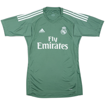 2017-18 Real Madrid GK S/S Shirt - 7/10 - (S)