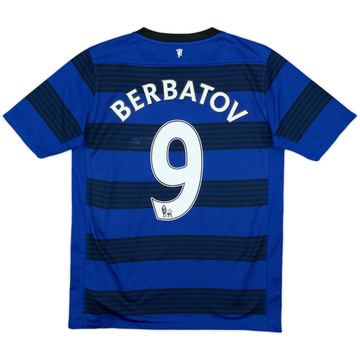 2011-13 Manchester United Away Shirt Berbatov #9 - 7/10 - (XL.Boys)