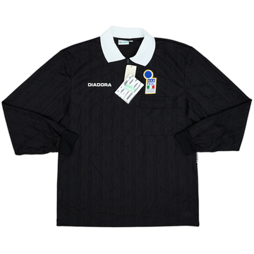 1990s Italy FIGC Diadora Referee L/S Shirt (XL)