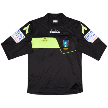 2018-19 Italy Diadora Referee L/S Shirt - 9/10 - (M)