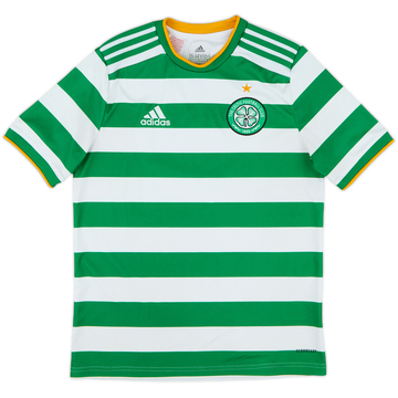 2020-21 Celtic Home Shirt - 8/10 - (L.Boys)