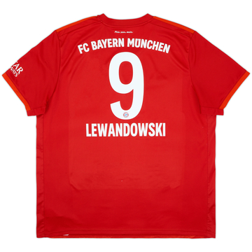2019-20 Bayern Munich Home Shirt Lewandowski #9 - 6/10 - (XXL)