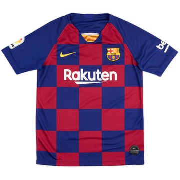 2019-20 Barcelona Home Shirt - 8/10 - (13-14 Years)
