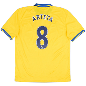 2013-14 Arsenal Away Shirt Arteta #8 - 6/10 - (L)