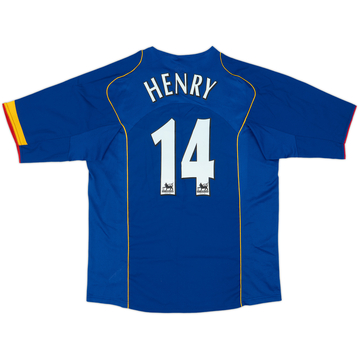 2004-06 Arsenal Away Shirt Henry #14 - 8/10 - (L)